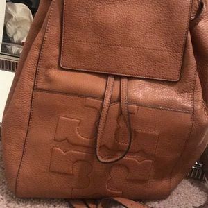 Tory Burch Bombe-T Flap backpack.